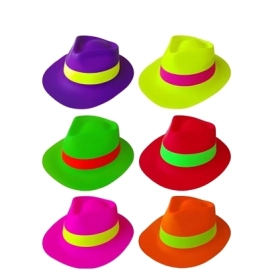 Cappello Fluo Party colori assortiti | Accessori fluorescenti