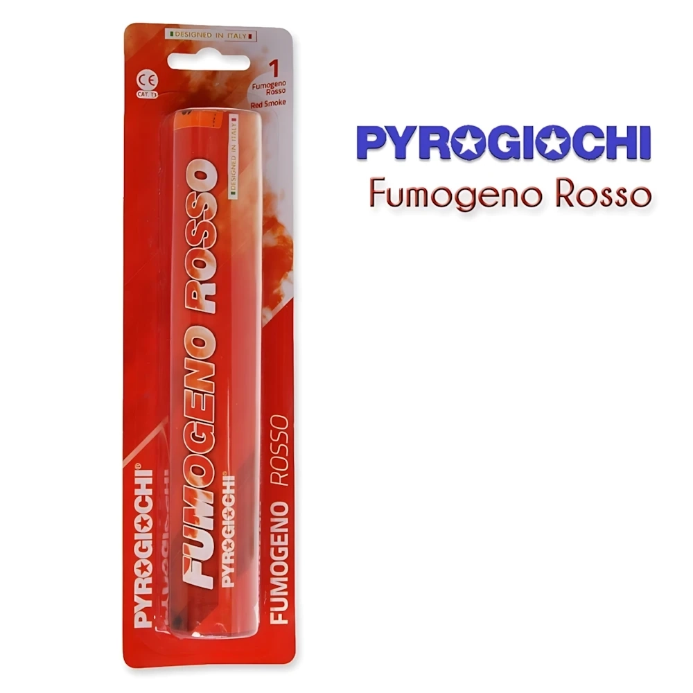 Fumogeno rosso categoria F1, 1Pz.