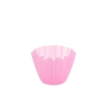 Porta vaso rosa Plissettato diametro 10-11cm S/20, 1pz.
