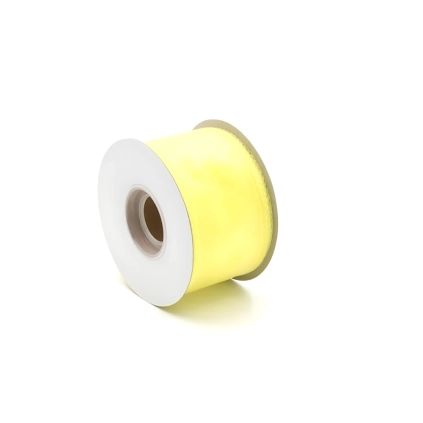 Nastro organza 50mm x 20mt giallo Paglierino, 1pz.