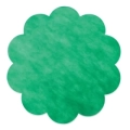 Cerchio sottopiatto verde scuro S/100 in TNT da 58cm 25GRS, confezione da 100pz