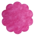 Cerchio sottopiatto fucsia S/100 in TNT da 58cm 25GRS, confezione da 100pz