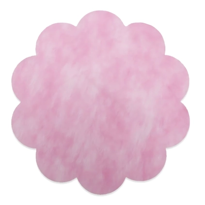 Cerchio sottopiatto rosa S/100 in TNT da 58cm 25GRS, confezione da 100pz