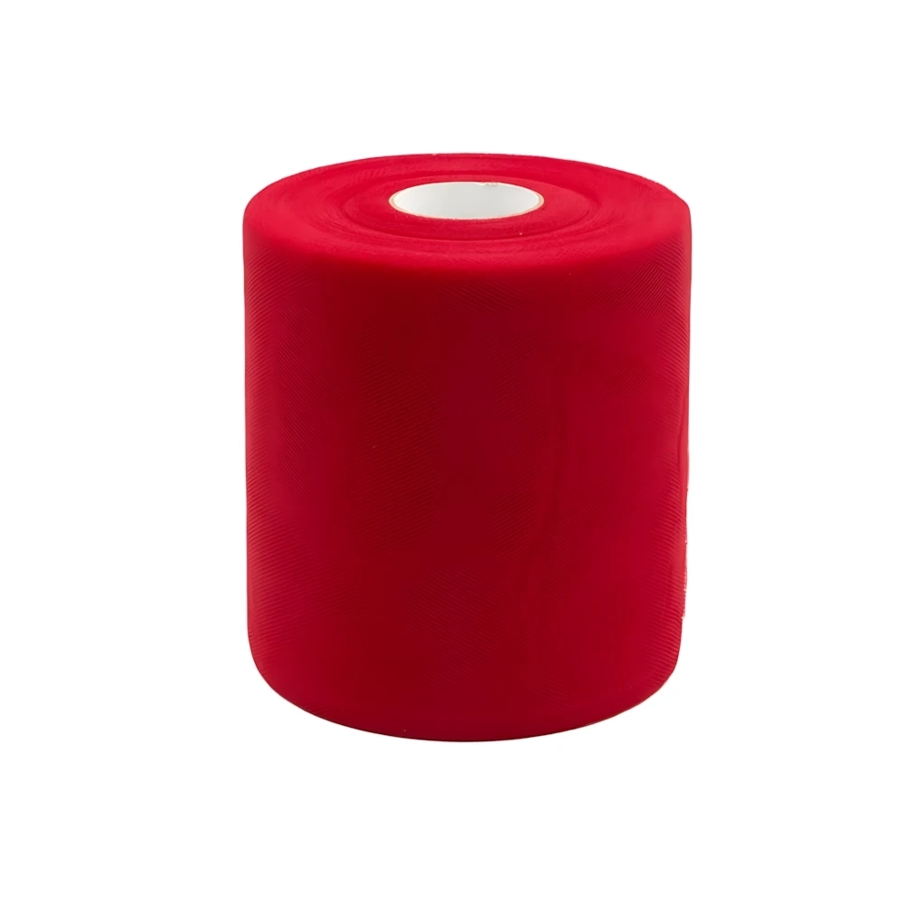 Tulle 12,5Cm x 100mt Rosso, 1pz.