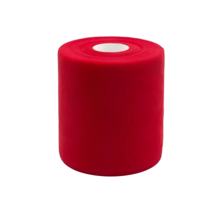 Tulle 12,5Cm x 100mt Rosso, 1pz.