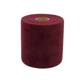 Tulle 12,5Cm x 100mt bordeaux, 1pz.