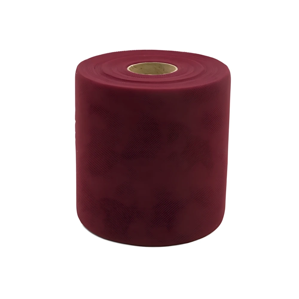 Tulle 12,5Cm x 100mt bordeaux, 1pz.