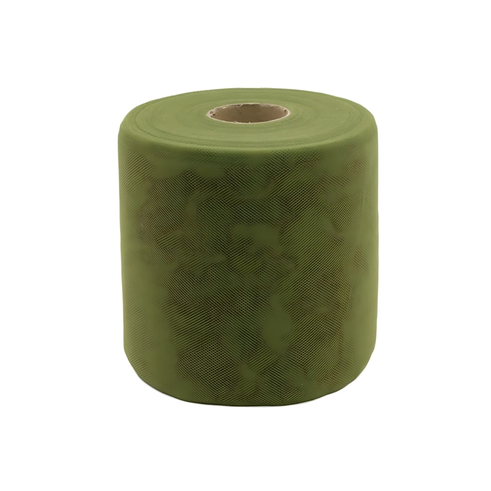 Tulle 12,5Cm x 100mt verde Muschio, 1pz.