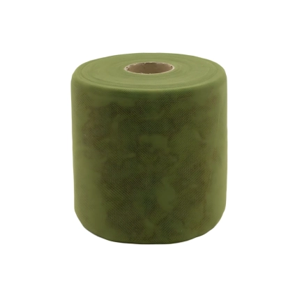 Tulle 12,5Cm x 100mt verde Muschio, 1pz.