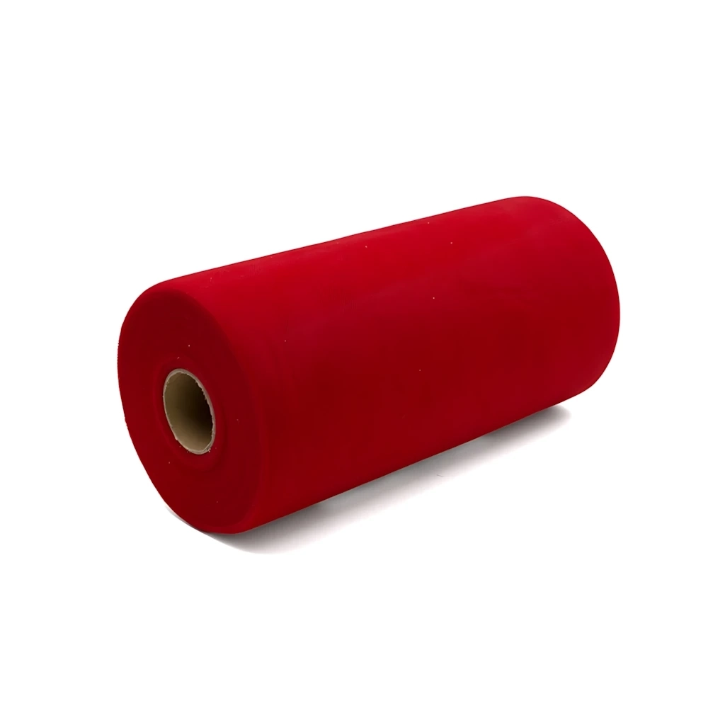 Tulle 25Cm x 100mt Rosso, 1pz.