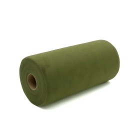 Tulle 25Cm x 100mt verde Muschio, 1pz.