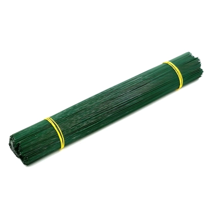 Legacci verdi con anima in fil di ferro 30cm, confezione da 2,5kg.
