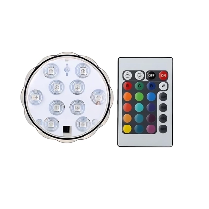1 Led per Palloncini 3inch Riutilizzabile con telecomando, 1pz.