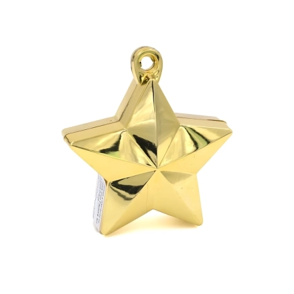Pesetto per palloncini Stella 150gr Oro, 1pz.