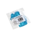 Codina olografiche celeste con numero 1 in mylar-foil 1,8m, 1pz.