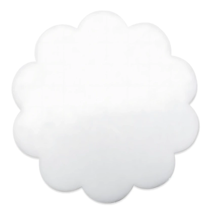 Cerchio sottopiatto bianco S/100 in TNT da 58cm 25GRS, confezione da 100pz.