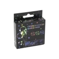 Filo 3mt con micro led a batteria bianco luce fredda e pallone, 1pz.