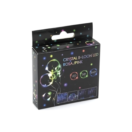 Filo 3mt con micro led a batteria bianco caldo e pallone, 1pz.