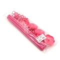 Bastoncini e valvola da tavola rosa alti 36cm, 10pz.