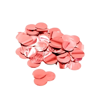 Coriandoli Rosso per palloncini 2,3cm, 1 bustina da 15g.