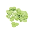 Coriandoli verde lime metal per palloncini 2,3cm, 1 bustina da 15g.