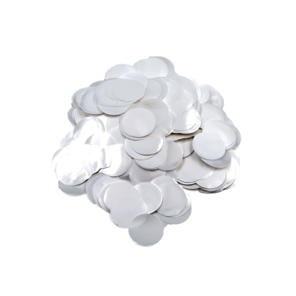 Coriandoli perla metal per palloncini 2,3cm, 1 bustina da 15g.