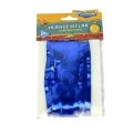 Frange in Mylar blu con adesivo, 1pz.