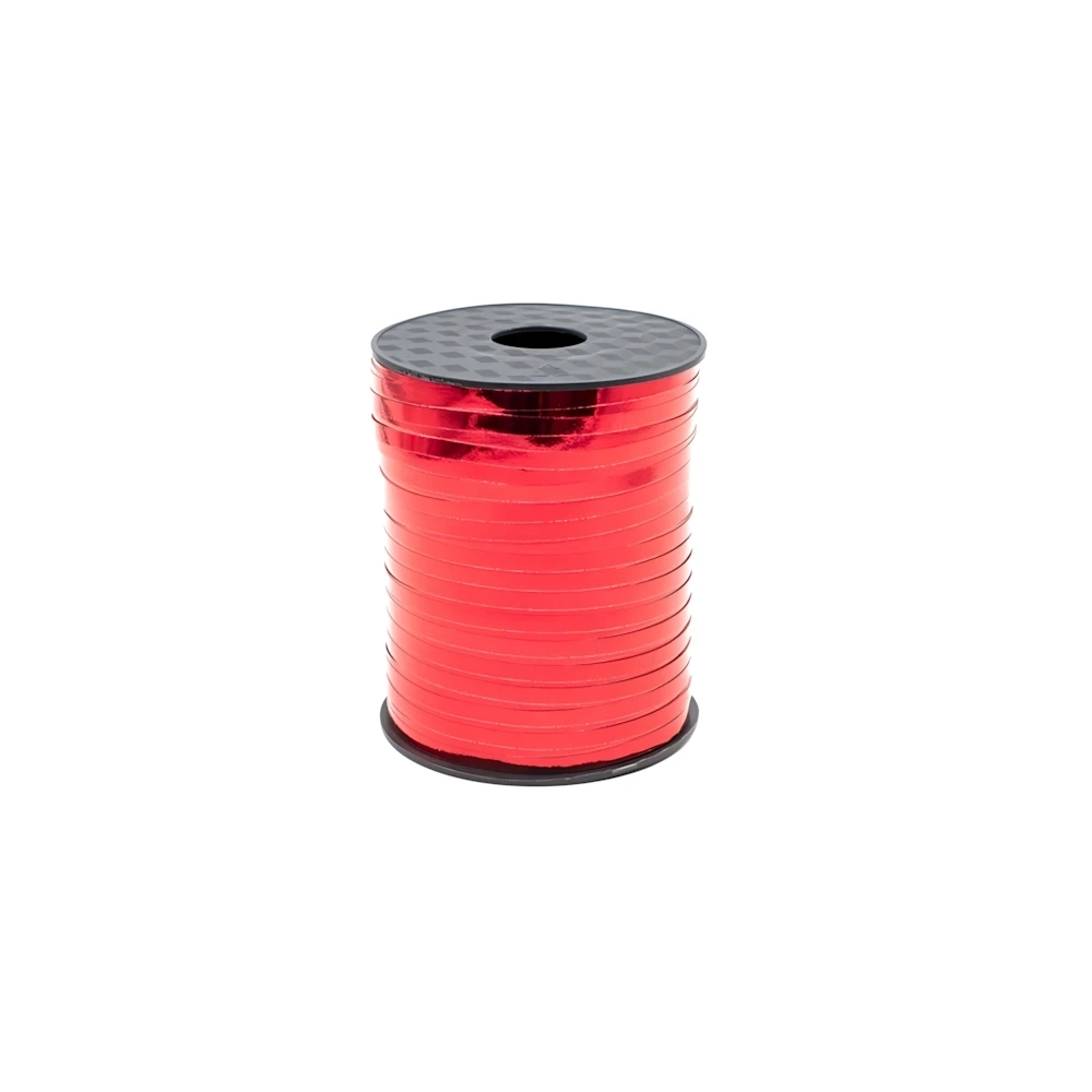 Nastrino Rosso Metallizzato 5 mm x 455m, 1pz.