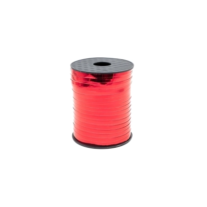 Nastrino Rosso Metallizzato 5 mm x 455m, 1pz.