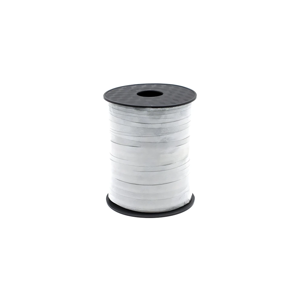 Nastrino Argento Glitterato 5 mm x 270m, 1pz.