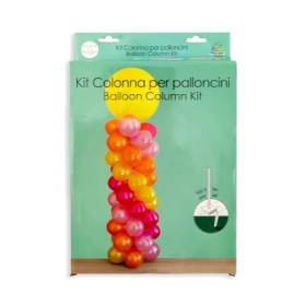 Kit centrotavola/colonna fai da te in plastica per palloncini, 1pz.