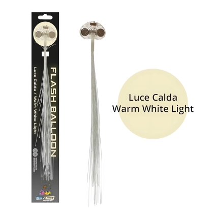 Flash Balloon Luce Led bianco caldo, 1pz.