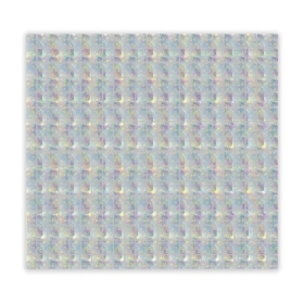 Foil Backdrop Argento Olografico 100x200cm, 1pz.