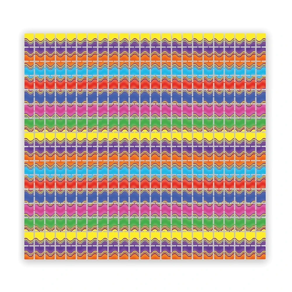 Foil Backdrop Multicolor Onde Colori Fashion 100x200cm conf, 1pz.