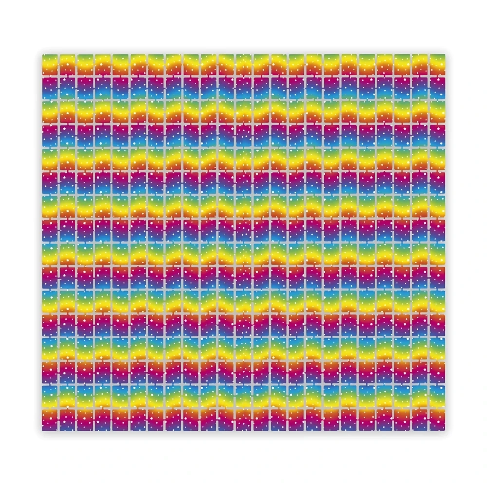 Foil Backdrop Multicolor Sfumato con Stelle 100x200cm, 1pz.