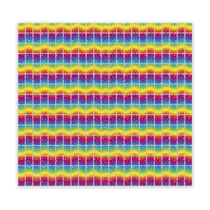 Foil Backdrop Multicolor Sfumato con Stelle 100x200cm, 1pz.