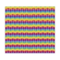 Foil Backdrop Multicolor Sfumato con Stelle 100x200cm, 1pz.