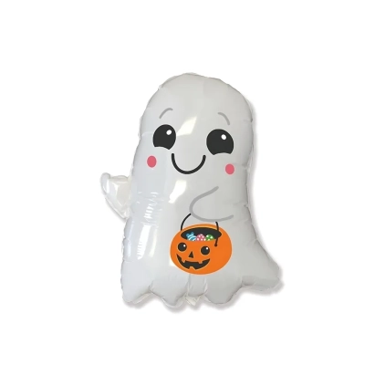 Palloncino Fantasma super shape 30" (76cm) in mylar, 1pz.
