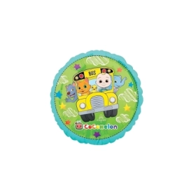 Palloncino Cocomelon tondo standard shape 18" (45cm) in mylar, 1pz.