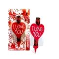 Candela fontana pirotecnica con cuore I love you, categoria F1, 1pz.