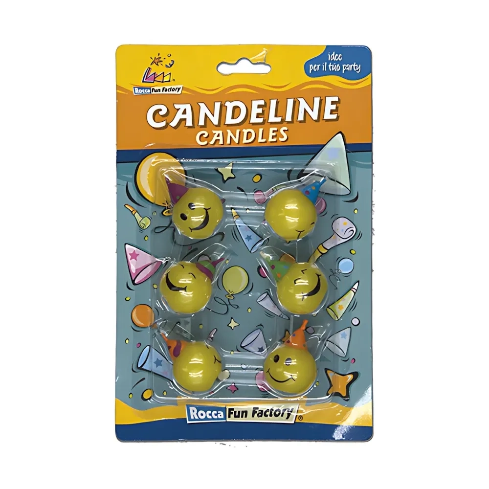 Candeline Smile, emoticons, 6pz.