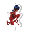 Candelina Miraculous Ladybug, 1pz.