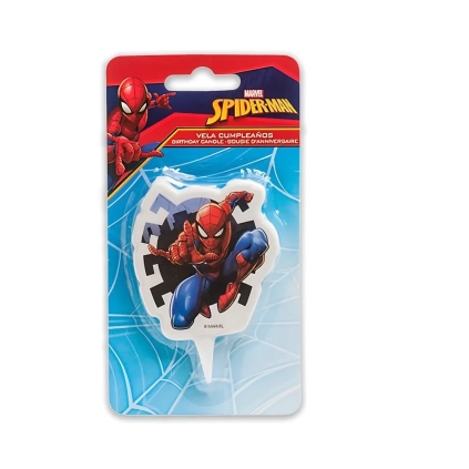 Candelina 2D Spiderman, 1pz.