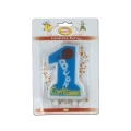 Candelina Maxi 1°Compleanno celeste, 1pz.