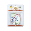 Candelina 50 anni Multicolore, 1pz.