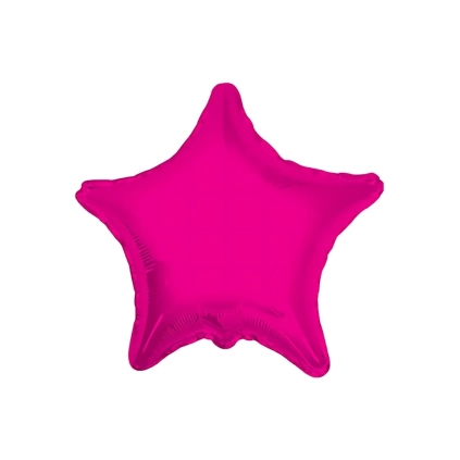 Palloncino Stella Fucsia super shape 36" (91cm) in mylar, 1pz.