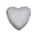 Palloncino cuore Argento super shape 36" (91cm) in mylar, 1pz.