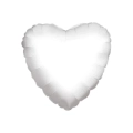Palloncino cuore Bianco super shape 36" (91cm) in mylar, 1pz.