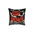 Palloncino quadrato Happy Halloween Scheletri standard shape 18" (45cm) in mylar, 1pz.