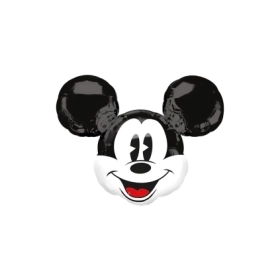 Palloncino Topolino testa Retrò super shape 28" (71cm) in mylar, 1pz.